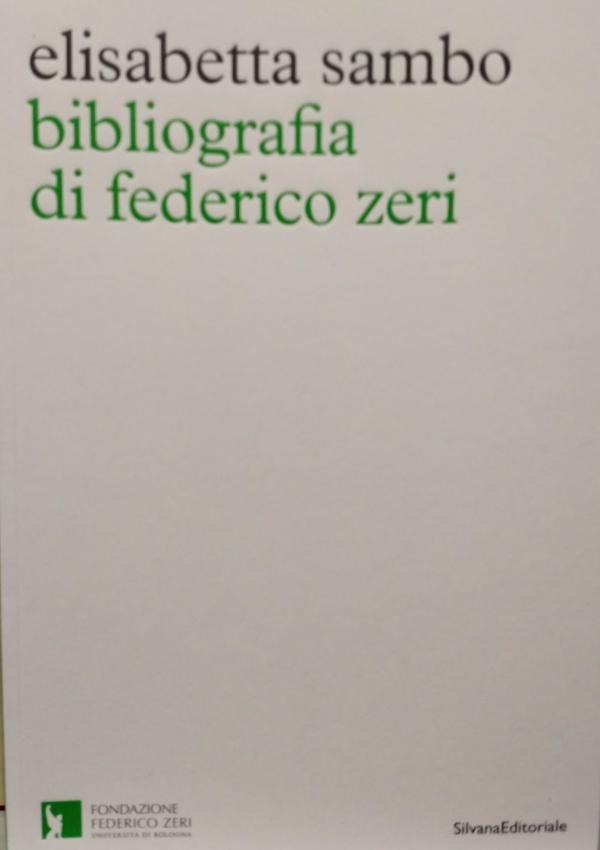 Bibliografia di Federico Zeri