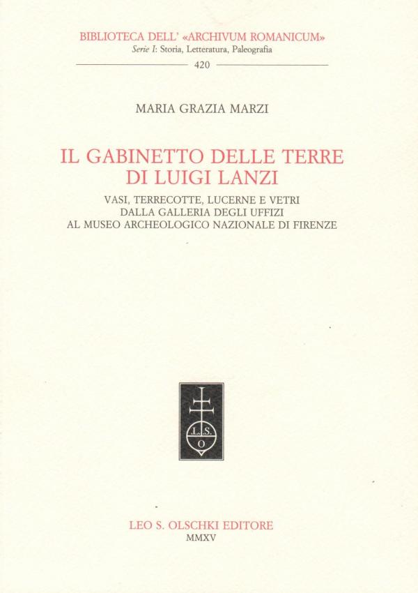 Il Gabinetto delle Terre di Luigi Lanzi. Vasi, terrecotte, lucerne e vetri dalla Galleria degli Uffizi al Museo Archeologico Nazionale di Firenze.