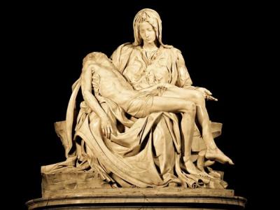 Michelangelo, La Pietà. Roma, Basilica di San Pietro (1497-1499)