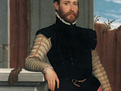 Giovanni Battista Moroni, "Portrait of Prospero Alessandri" (dettaglio), c. 1560, olio su tela, 105 x 83 cm.
The Princely Collections, Vaduz-Vienna.
Photo © Liechtenstein. The Princely Collections, Vaduz-Vienna