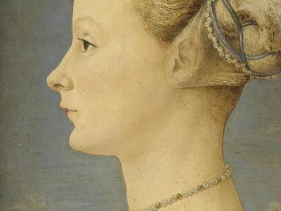 Piero del Pollaiolo, 
Ritratto di donna di profilo (dettaglio), 
tempera e olio su tavola, 45,5 x 32,7 cm,
©Milano, Museo Poldi Pezzoli 
