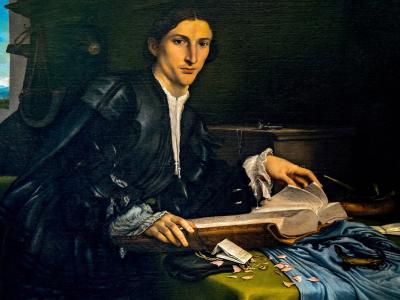 Lorenzo Lotto, “Ritratto di giovane malinconico”. Venezia, Gallerie dell’Accademia.