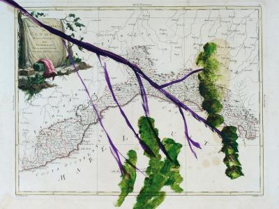 Julian Schnabel, “Stato della Repubblica di Genova 1782” (2022). Milano, Robilant+Voena. 