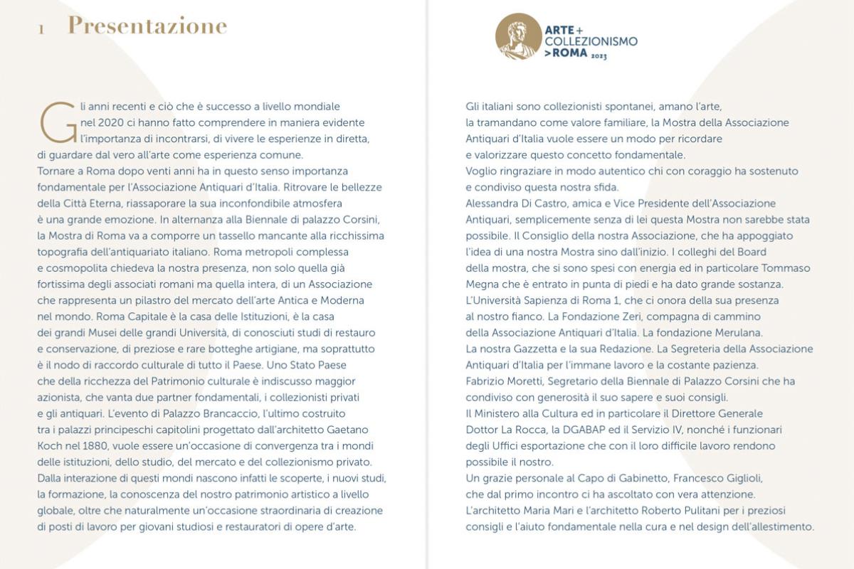 Arte e Collezionismo a Roma 2023 